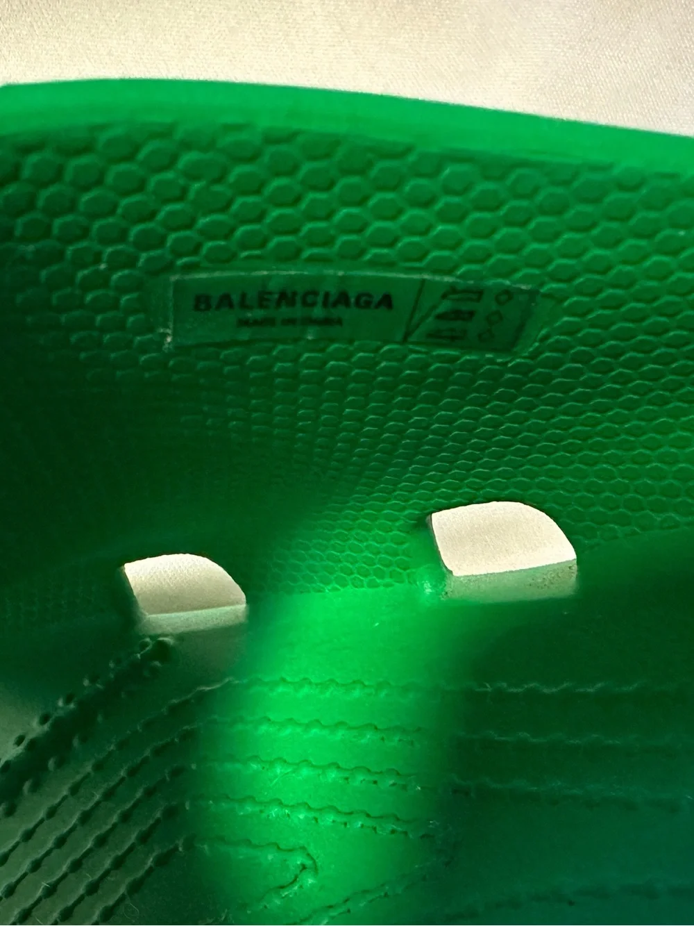 Balenciaga x Crocs Platform Apple Green Slide Sandals 39!